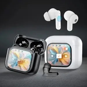 Auriculares TWS con Pantalla Táctil LED | Bluetooth 5.4, ANC y 48h Batería
