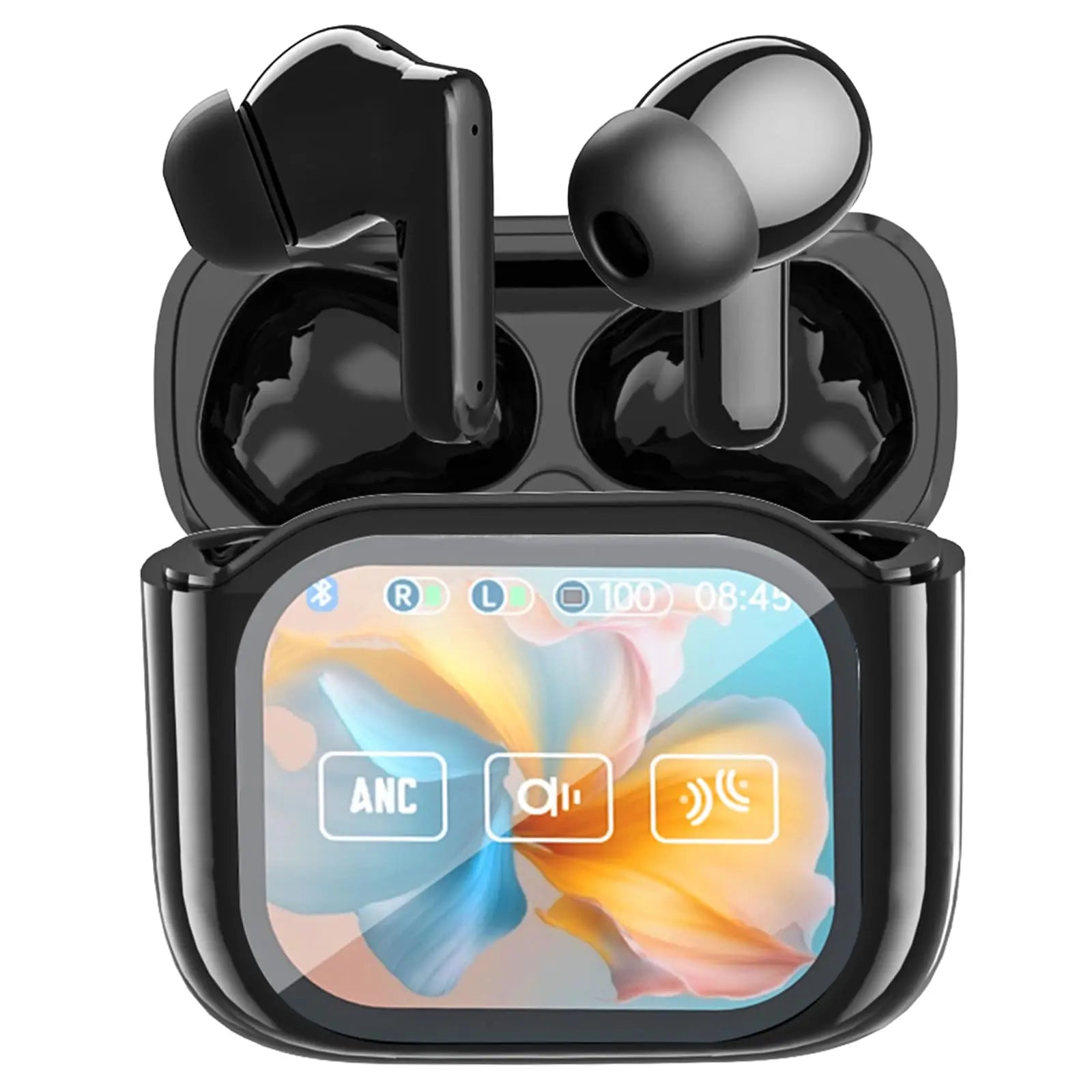 Auriculares TWS con Pantalla Táctil LED | Bluetooth 5.4, ANC y 48h Batería